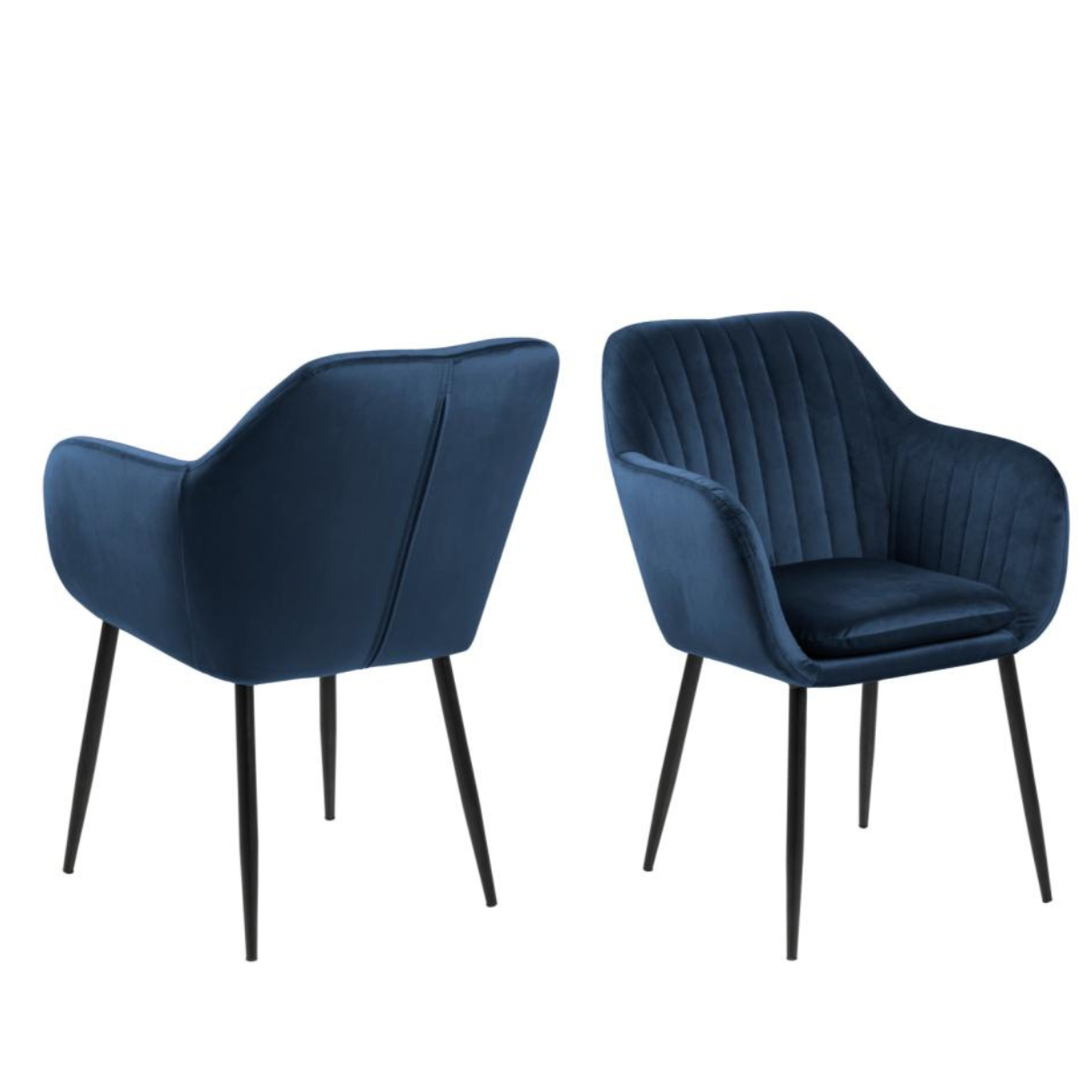 Krēsls Emil 57/61/83 cm  tumši zils /melns - N1 Home