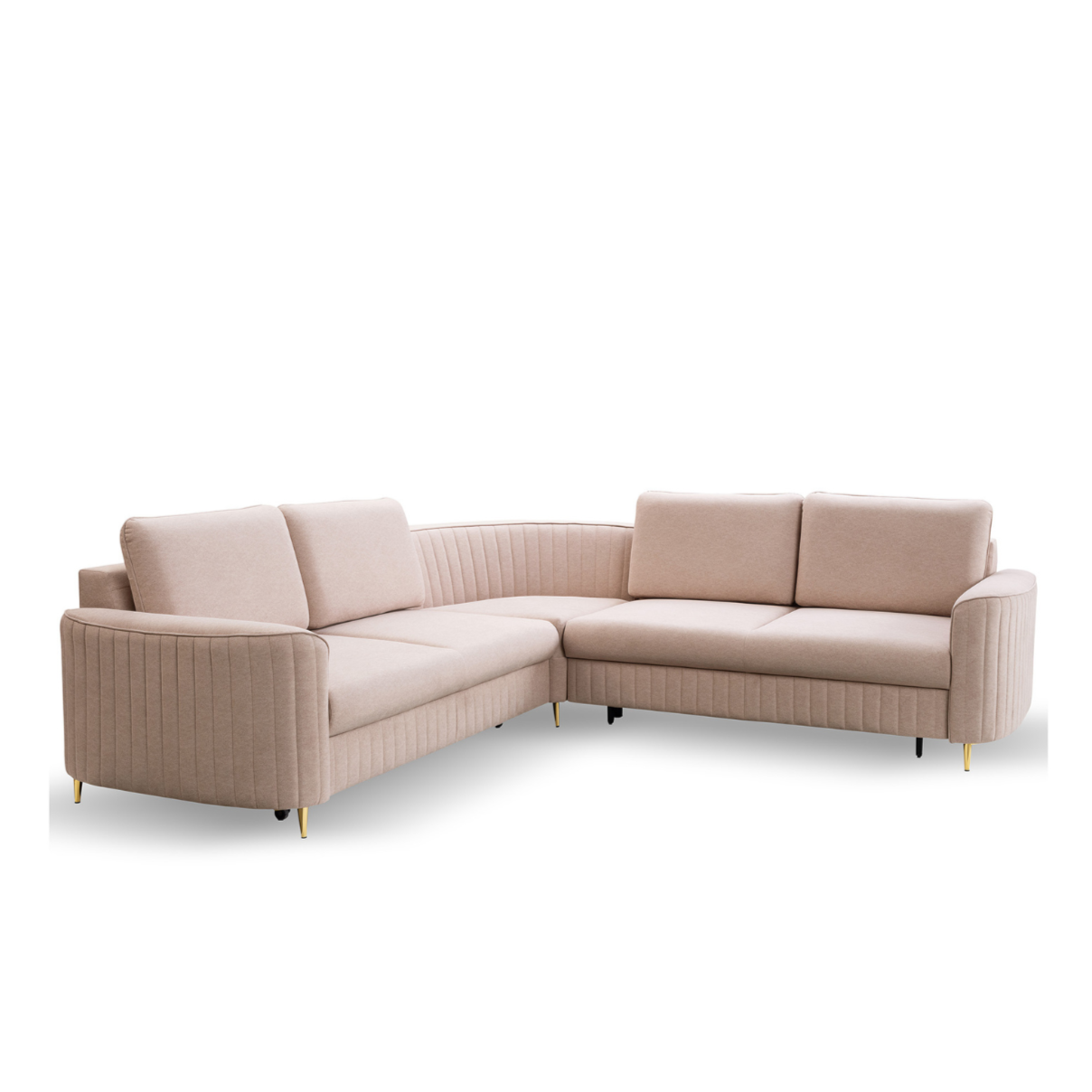 Dīvāns Laret 255/86/255 cm bēšs - N1 Home