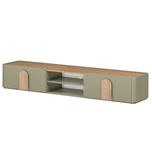 TV skapis Amil 220/35.5/48 cm Eikalipts / Baltijas kāpu ozols / Dabīgais ozols - N1 Home