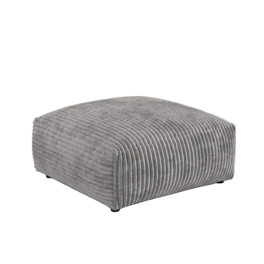 Pufs Martina Micadoni 106/44/106 cm Corduroy (Til86) Light grey