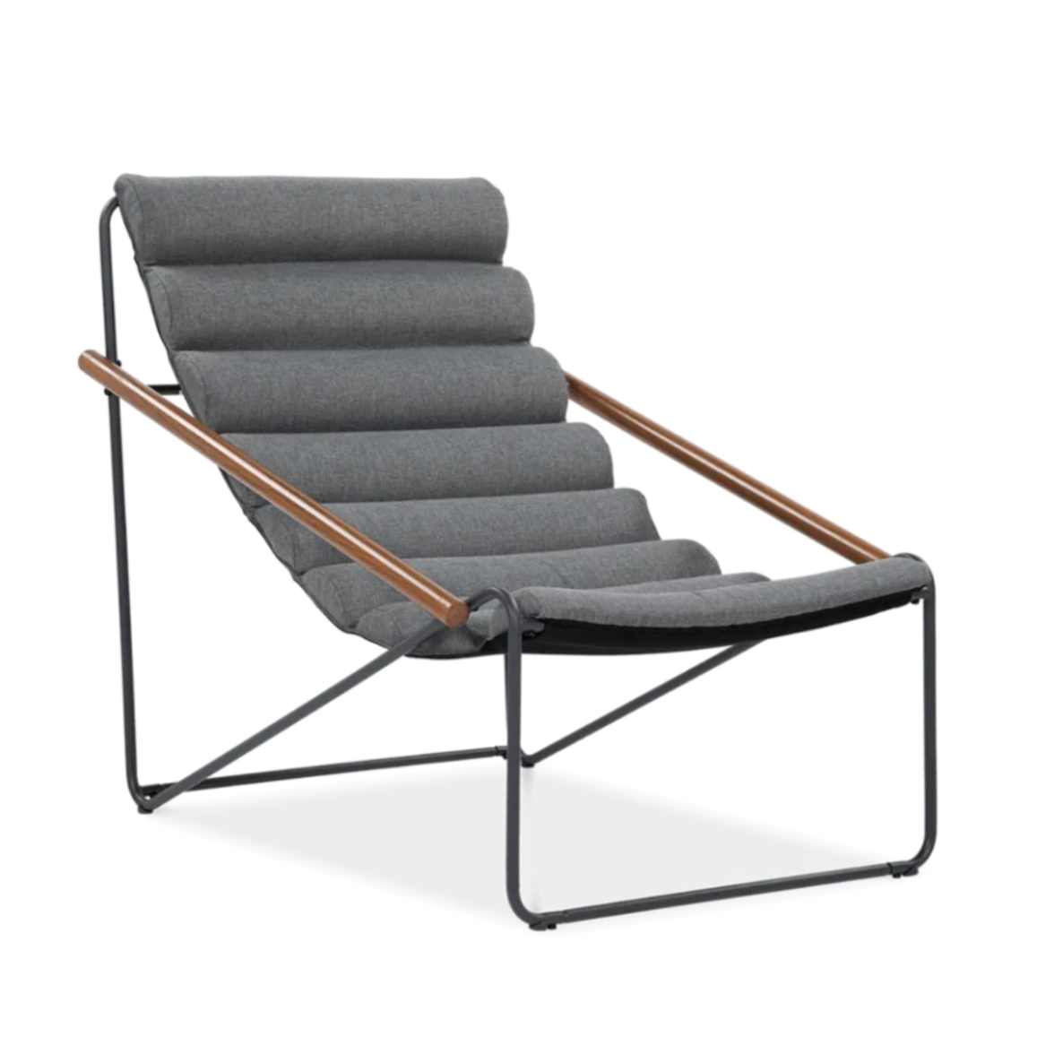 Dārza krēsls Artyk 74/101/85 cm  pelēks - N1 Home