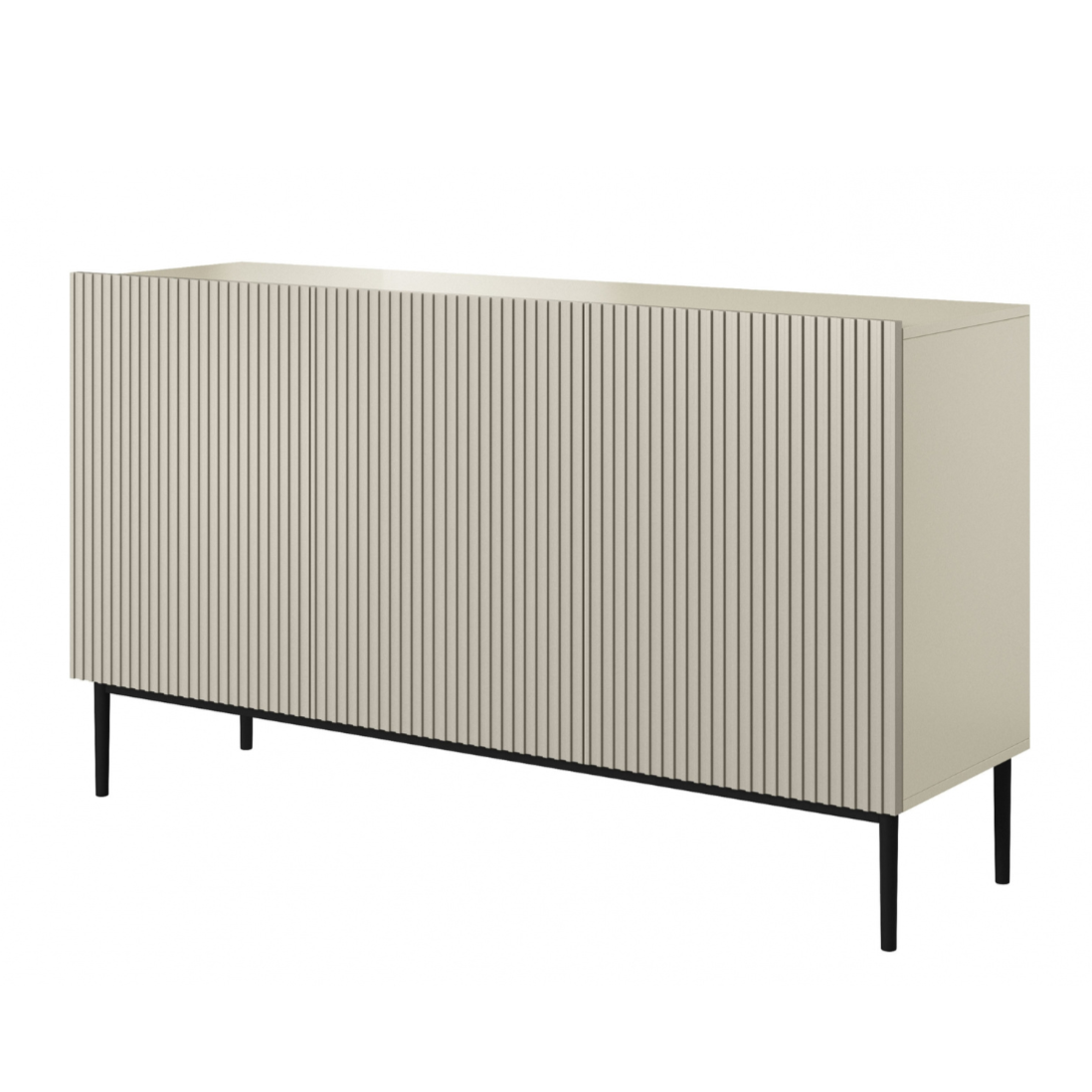 Kumode AUSTIN 150/85/45 cm kašmirs/melns kājas - N1 Home