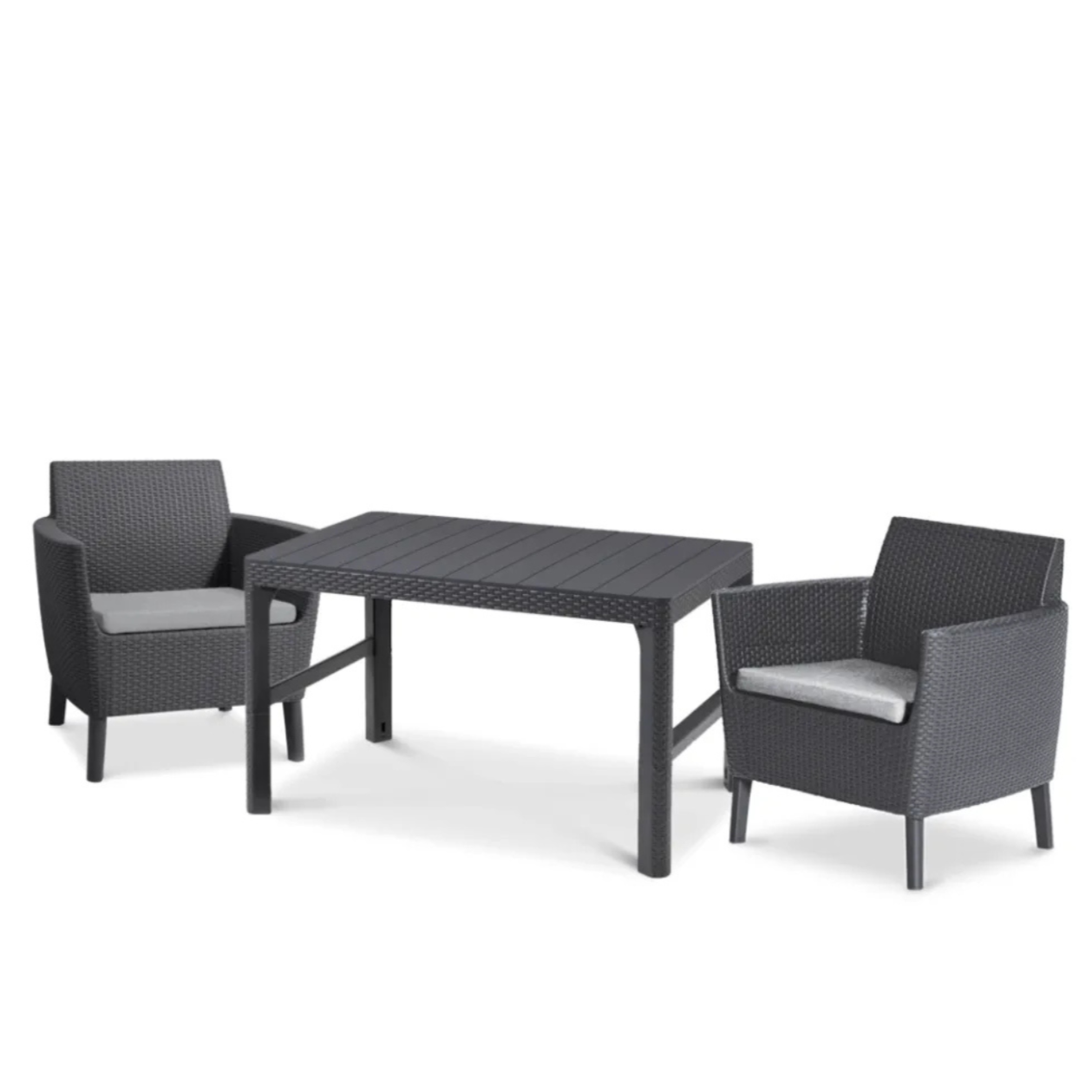 Balkona komplekts Sali Duo grafīts - N1 Home