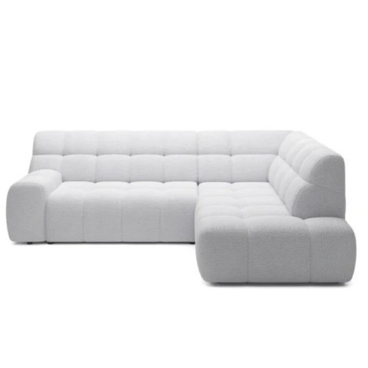 Dīvāns Cooku L 267/207/86 cm balts - N1 Home