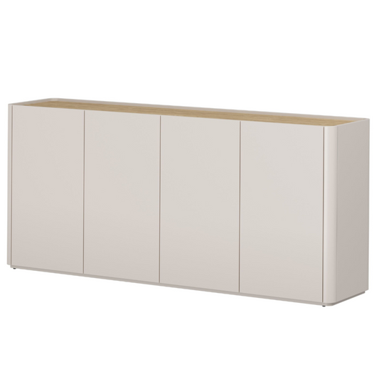 Kumode Elva 200/89.5/48 cm Kašmirs / Eļļots ozols - N1 Home