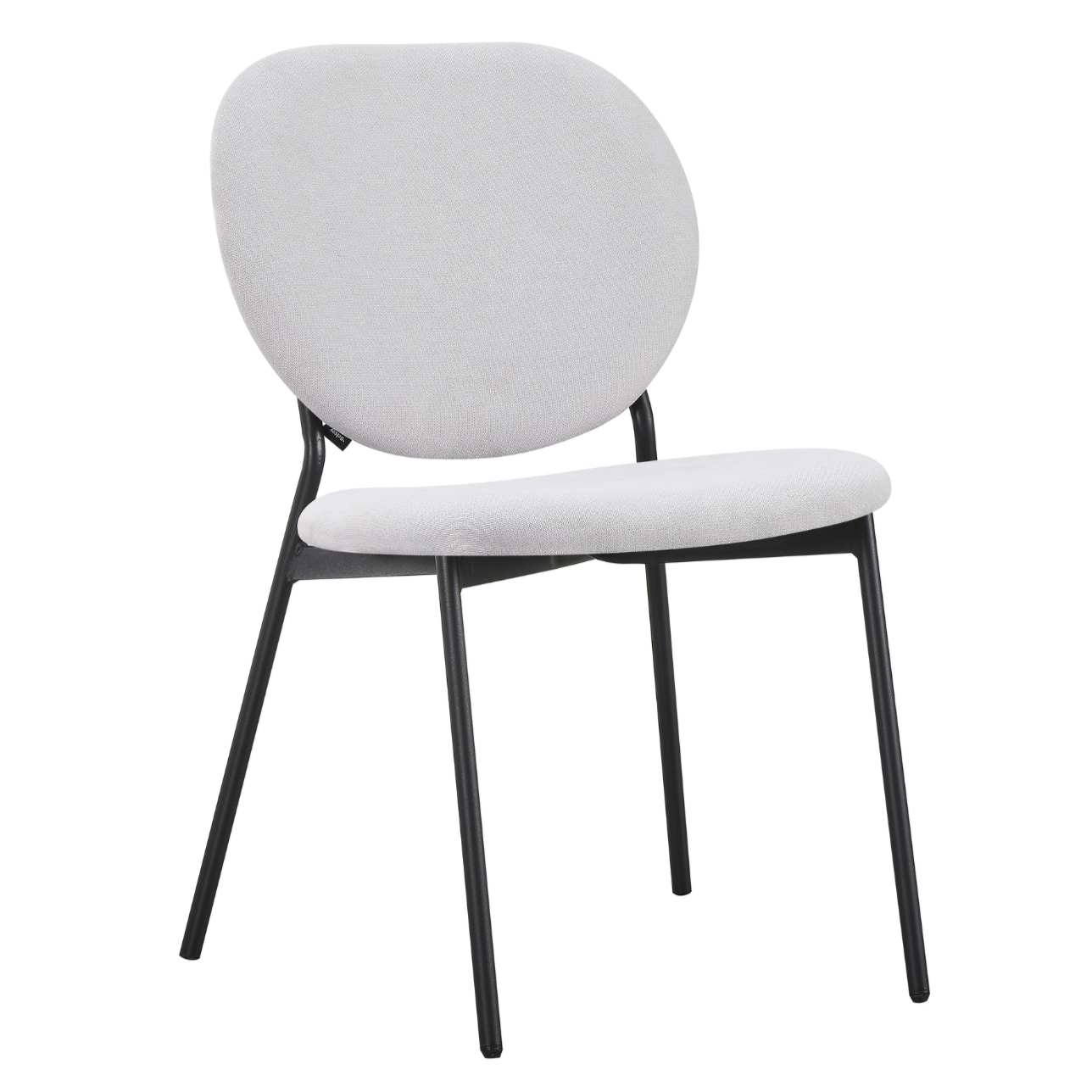 Krēsls Brokt 79/49/56 cm gaiši pelēks - N1 Home