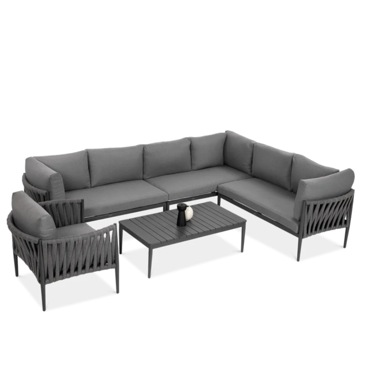 Dārza komplekts Mona tumši pelēks - N1 Home