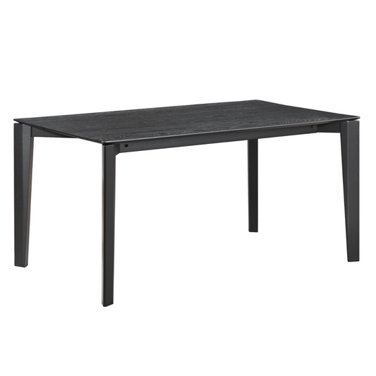 Galds Lumi 75/150/90 cm melns ozols - N1 Home