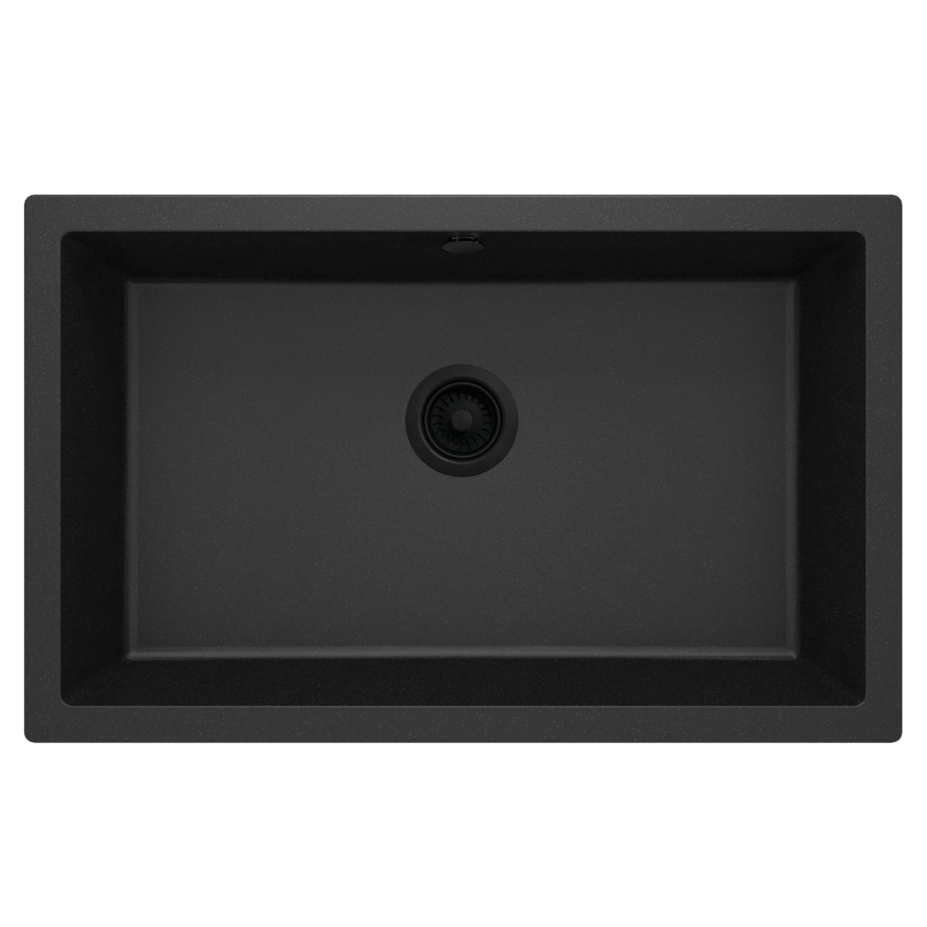 1-bļodas granīta izlietne ar iebūvētu izlietni Corda 800 x 500 x 204 grafīta metālisks - N1 Home