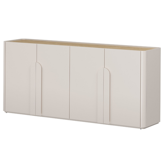 Kumode Amil 200/89/48 cm Kašmirs / Eļļots ozols - N1 Home