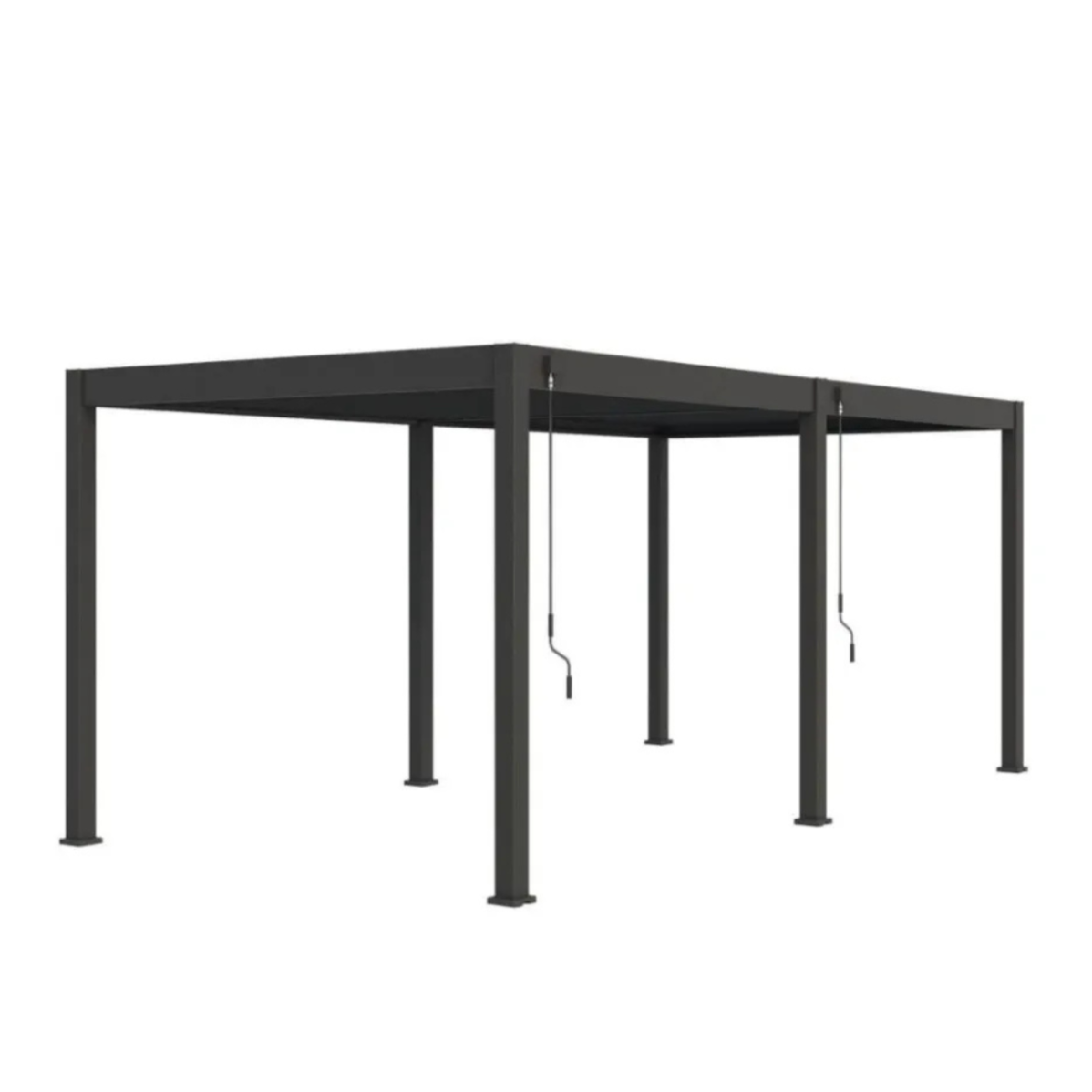 Alumīnija dārza pergola Elia 3x6 309/600/255 cm antracīts - N1 Home