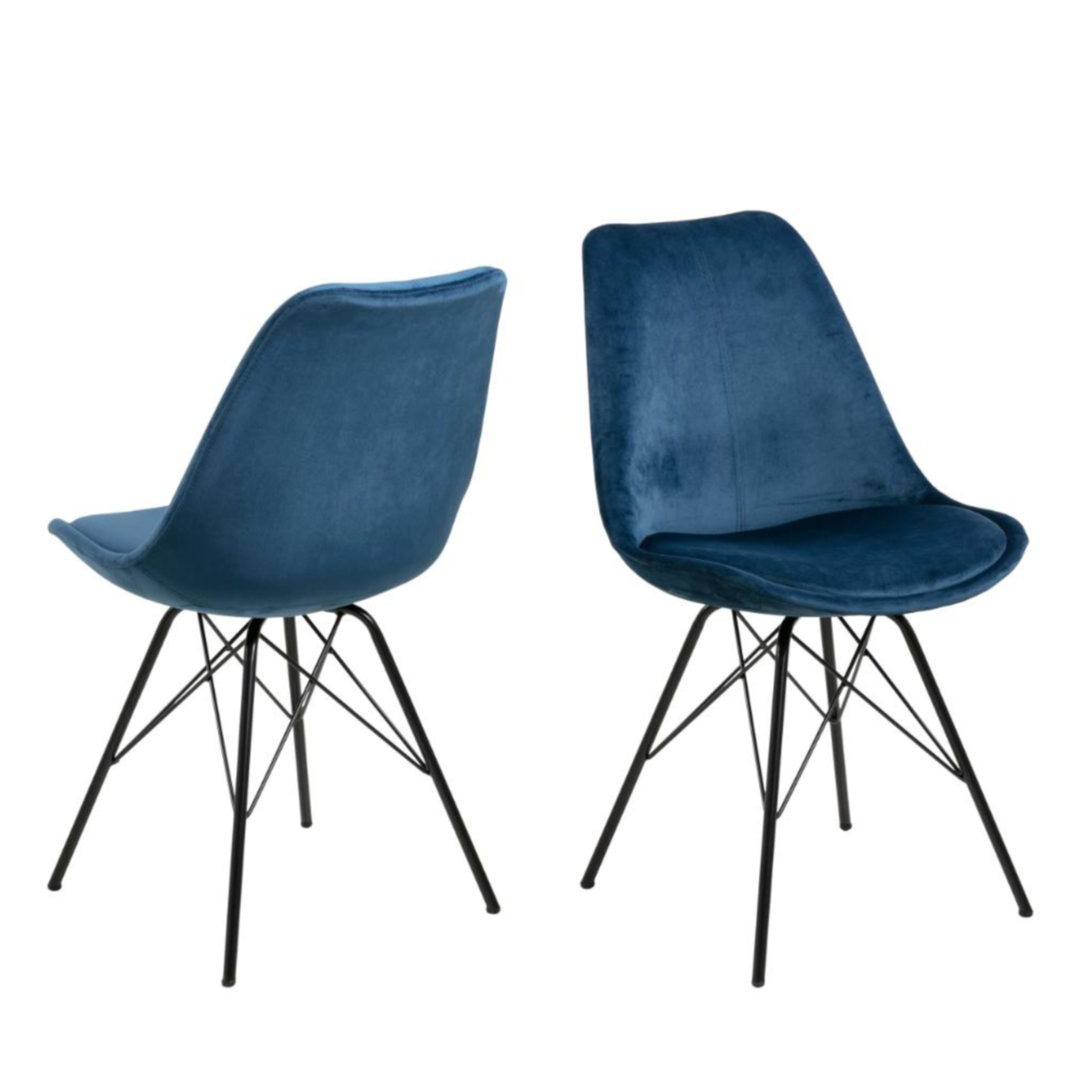 Krēsls Erkot 48/54/85 cm tumši zils - N1 Home