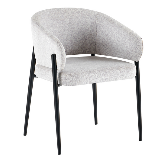 Krēsls Resil 57/82/58 cm gaiši pelēks - N1 Home