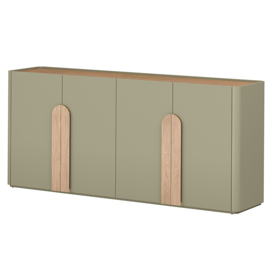 Kumode Amil 200/89/48 cm Eikalipts / Baltijas kāpu ozols / Dabīgais ozols - N1 Home