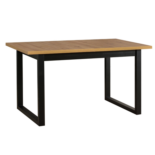 Galds Itama 140-180/80/79 cm gradson ozols/melns - N1 Home