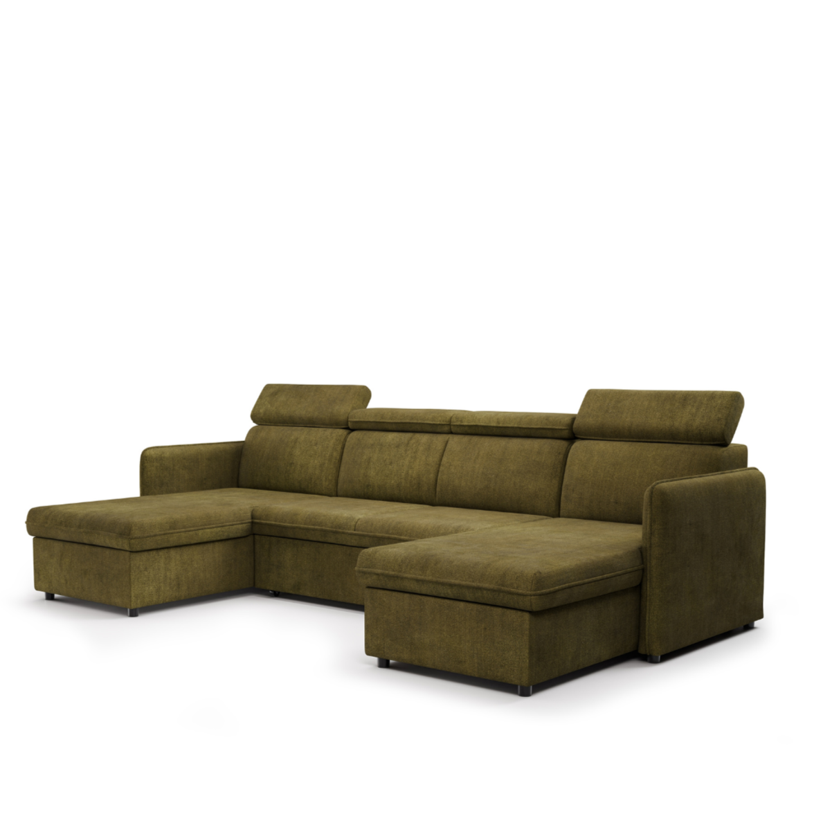 Dīvāns Barce 280/94/165 cm tumši zaļš - N1 Home