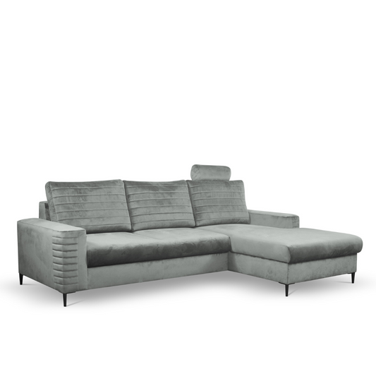 Dīvāns Colis 252/117,5/165 cm pelēks - N1 Home