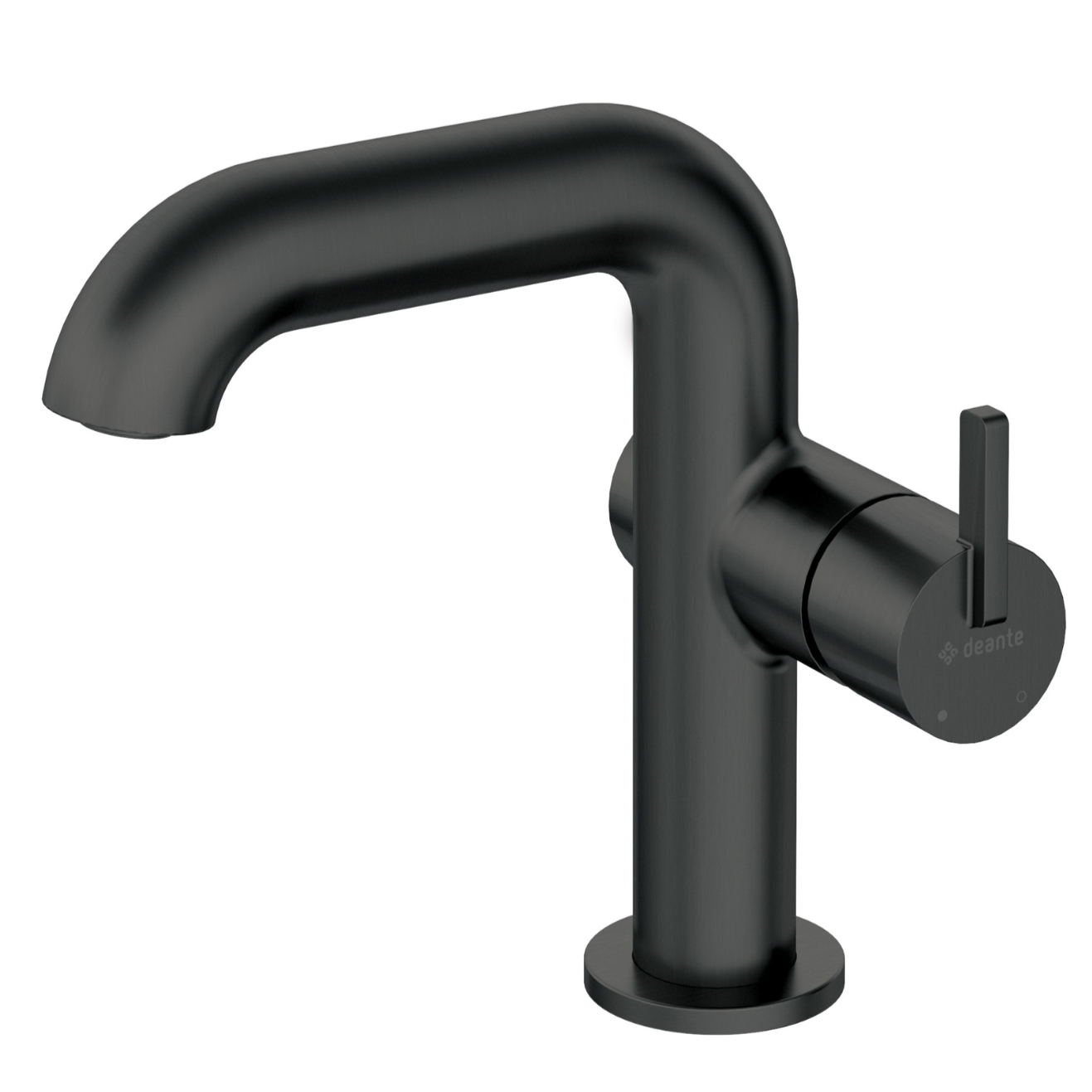 Izlietnes maisītājs ar taisnstūra snīpi Silia 170 mm nero - N1 Home