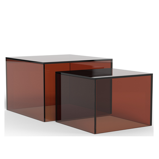 Kafijas galds Glopi 50/50/35 cm brūns - N1 Home