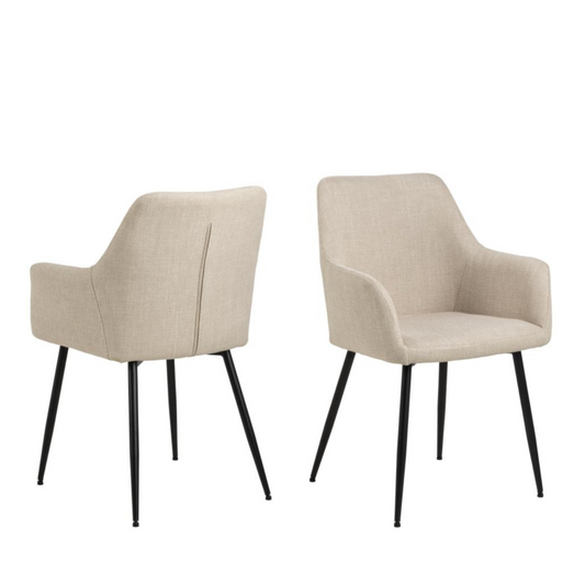 Krēsls Liz 59/59/85 cm bēšs - N1 Home