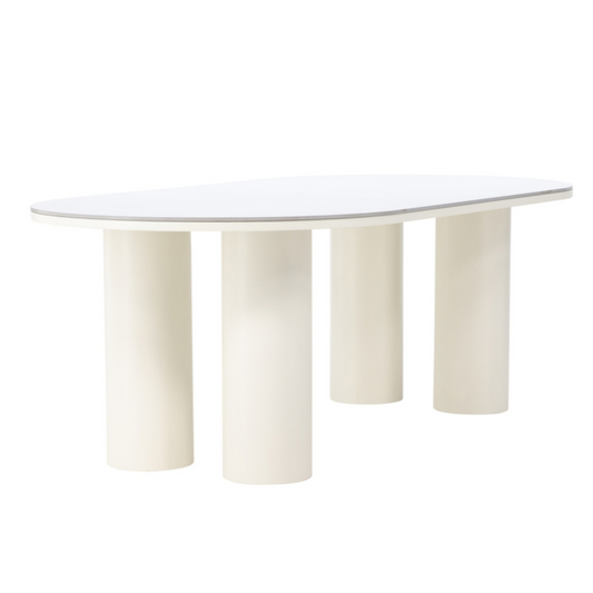 Galds Adula 74/220/110 cm balts - N1 Home