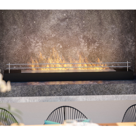 Biokamīns Firobox 1200 120/19/8 cm melns - N1 Home