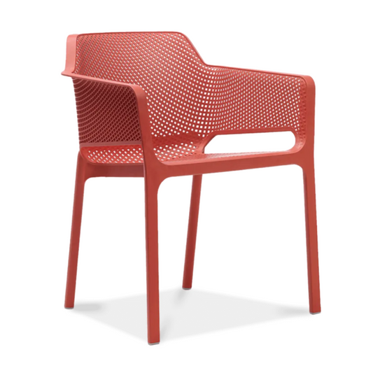 Krēsls Naro Nets 60/80/58 cm korallo - N1 Home