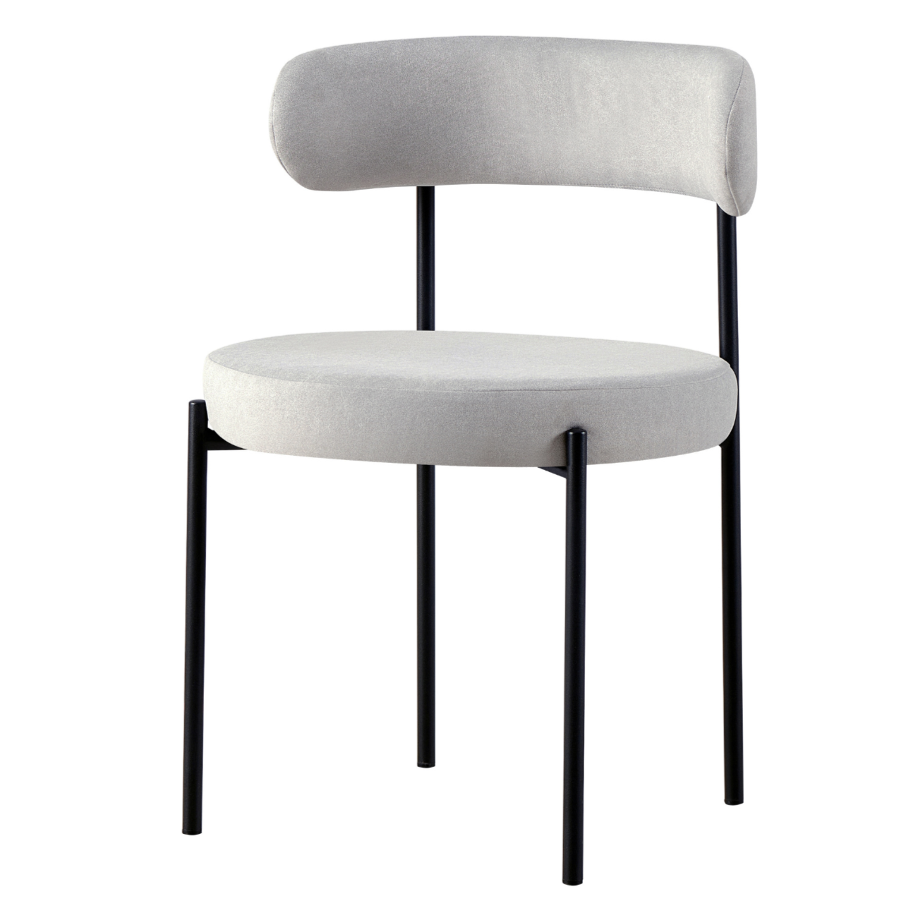 Krēsls Femisa 77/50/55 cm pelēks/melns - N1 Home