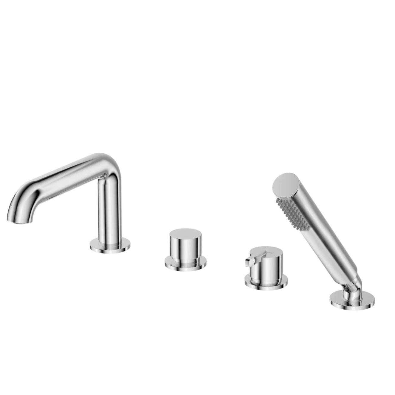 Vannas maisītājs Sili, 4 caurumu, ar dušas komplektu, hroms - N1 Home