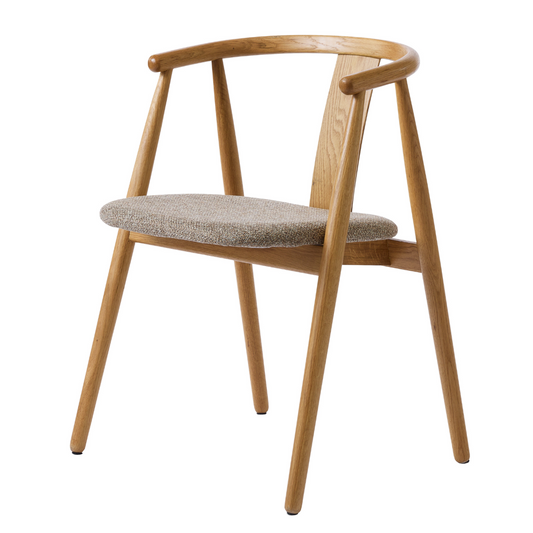 Krēsls Dabise 76/59/52 cm dabīgs ozols/pelēks - N1 Home