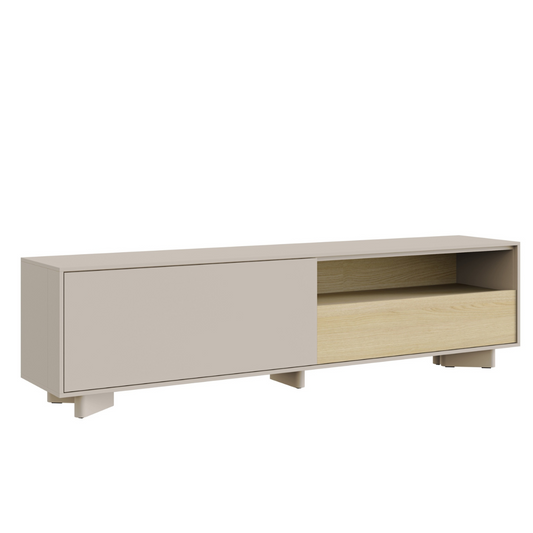 TV skapis Distri 175/46/35 cm Vičencas ozols/kašmirs