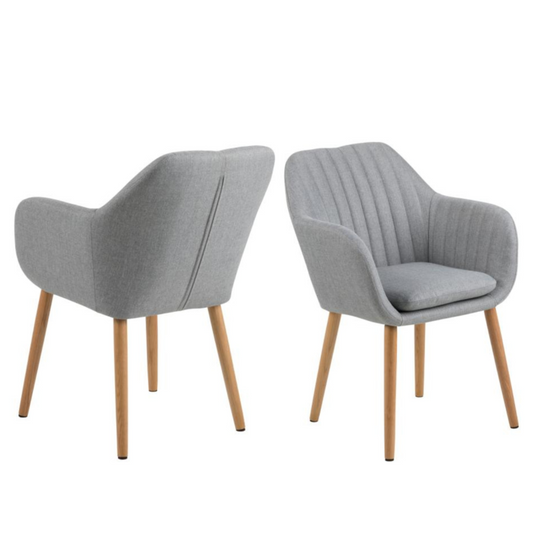 Krēsls Emil  57/61/83 cm pelēks - N1 Home