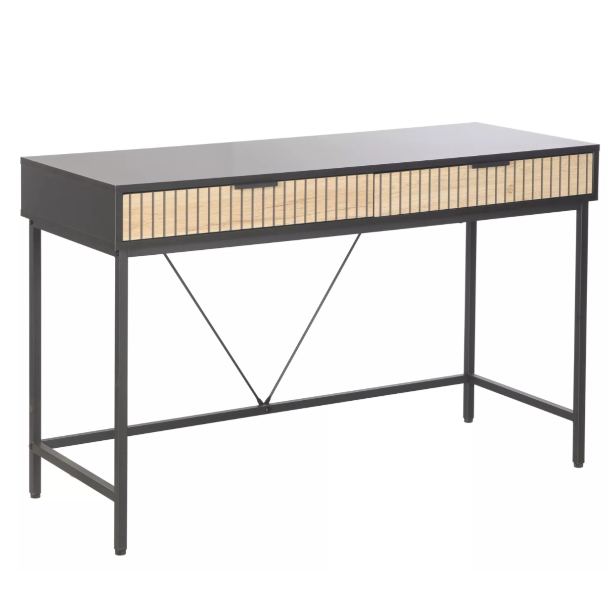 Konsole Maros 76/40/120 cm ozols/melns - N1 Home