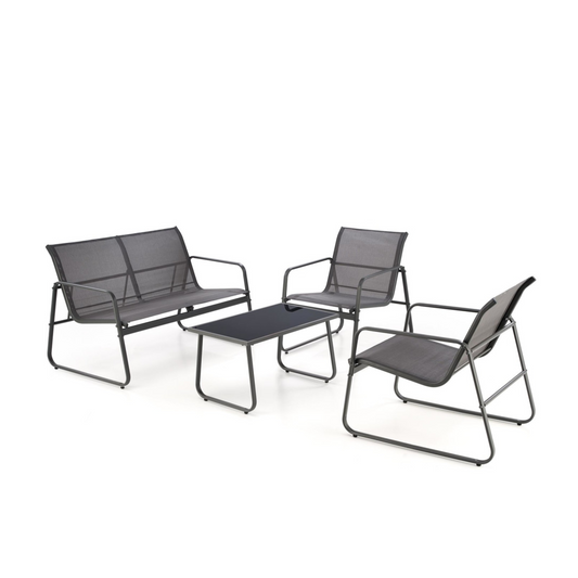 Dārza komplekts LIMA (dīvāns + krēsls 2x + kafijas galdiņš)