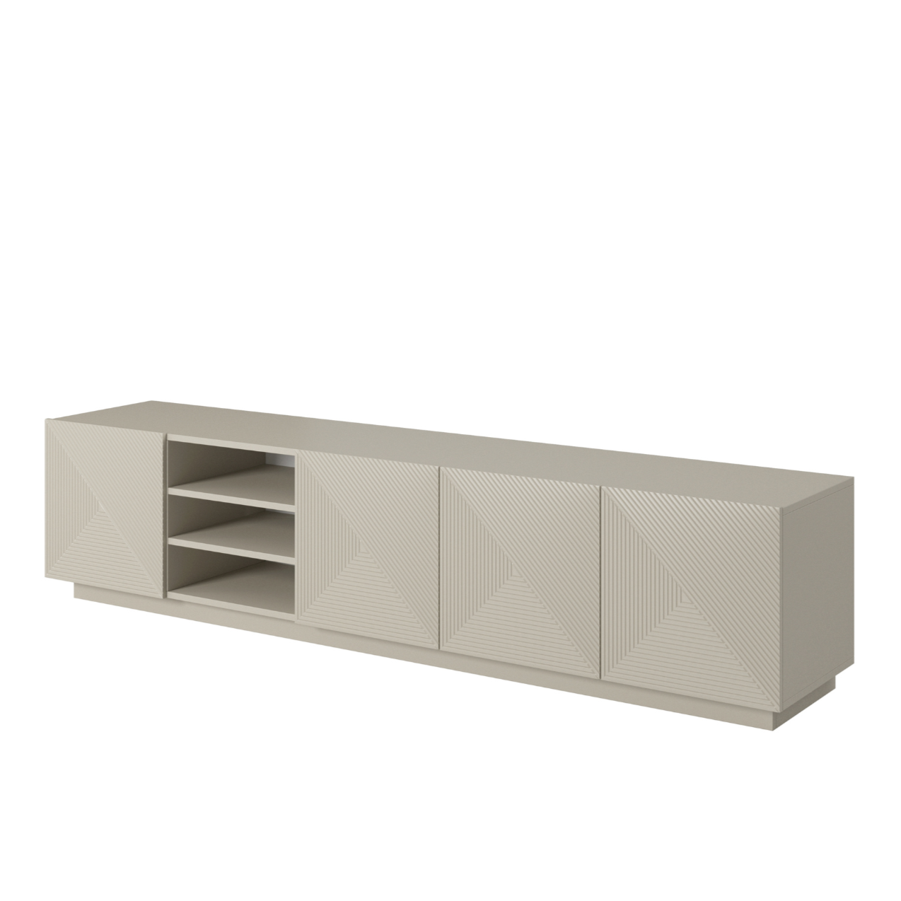 OSLO RTV kumode ar plauktiem 200/46/40 cm kašmirs - N1 Home