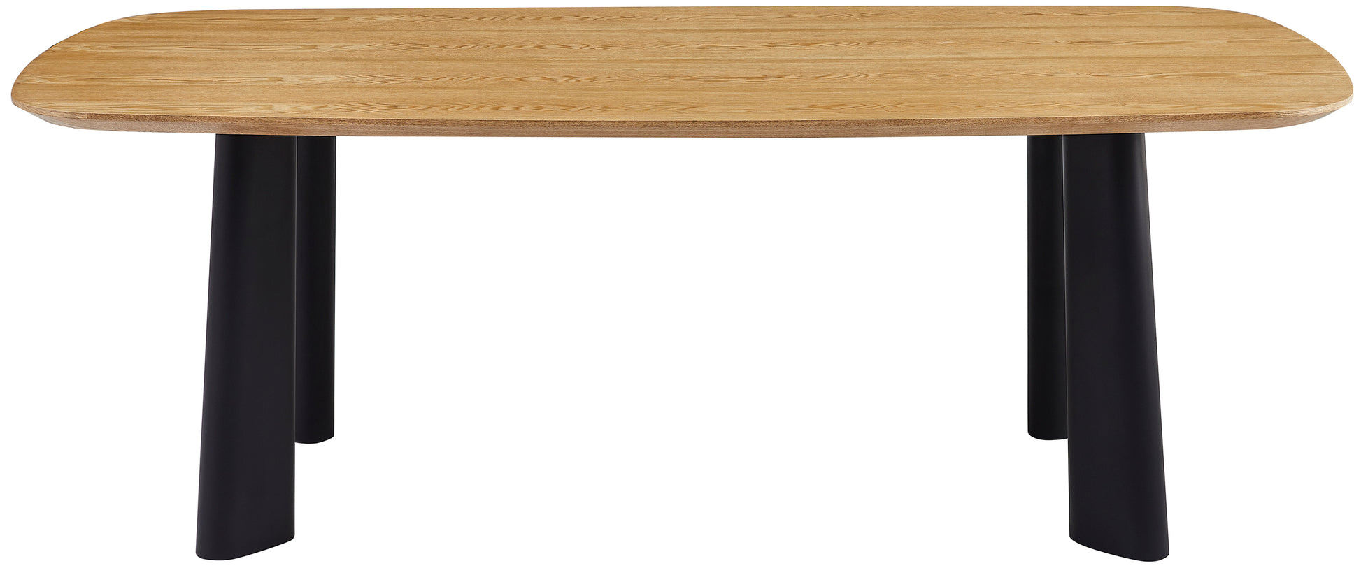 Galds Vicis 75/215/105 cm ozols/melns - N1 Home