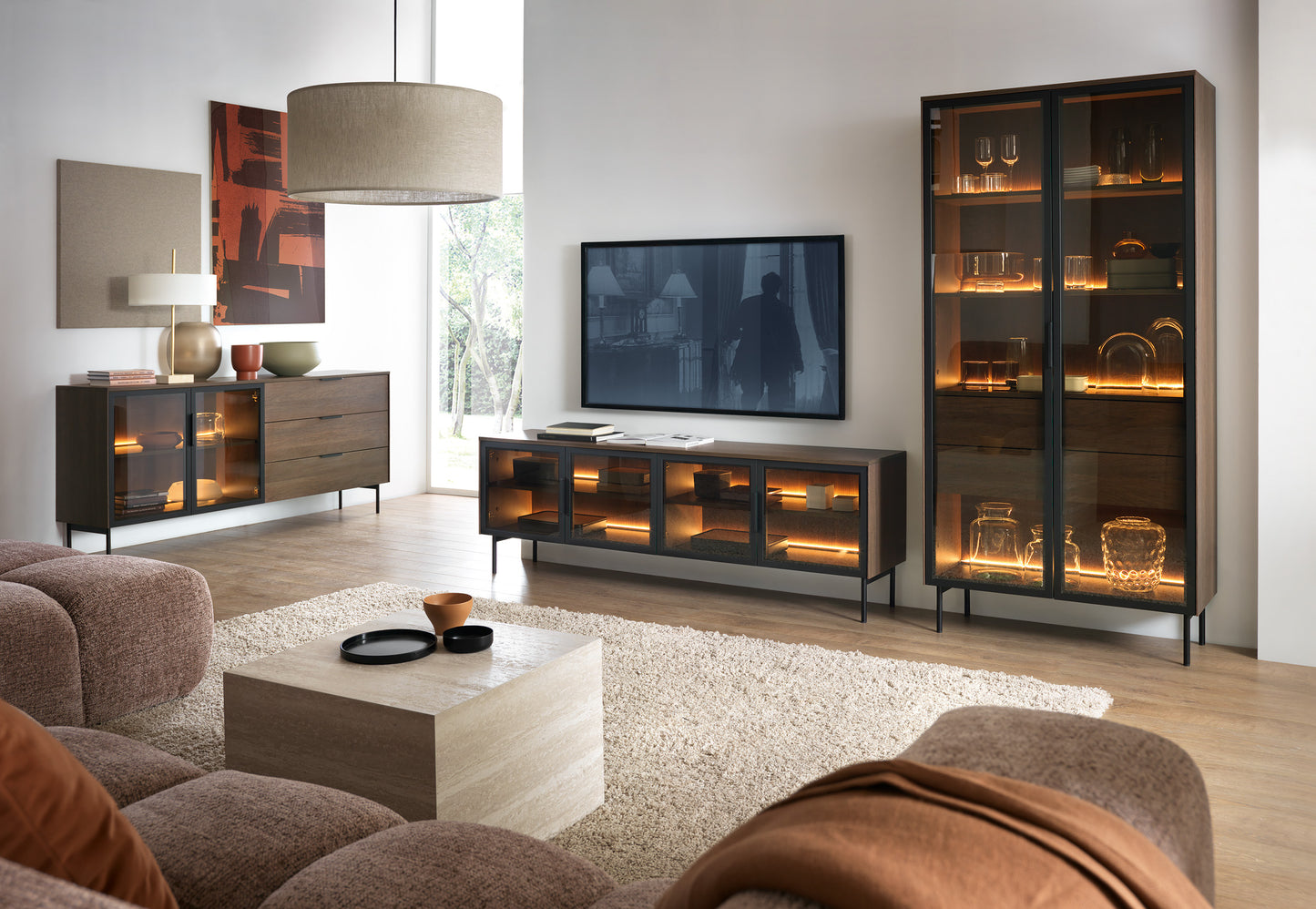 Kumode Lumio 181/82/39 cm Dunin ozols - N1 Home