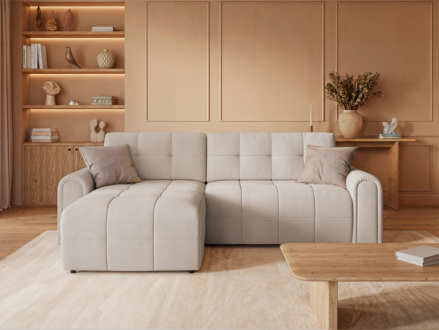 Dīvāns Simol 268/94/180 cm Storm 02 - N1 Home