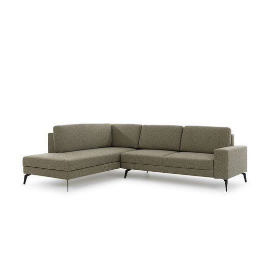 Dīvāns MILANO L kreisais stūris 284/83/219 brūns - N1 Home