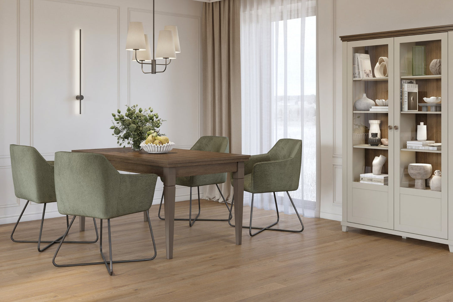 Kumode Evtar 181/42/93 cm kašmirs/Dunin ozols - N1 Home