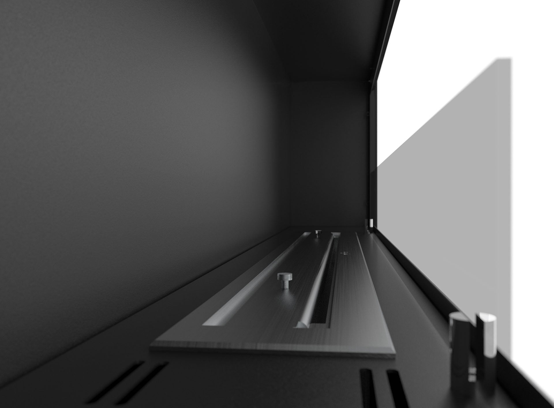 Biokamīns Frams 1500 150/49/20 cm inox - N1 Home