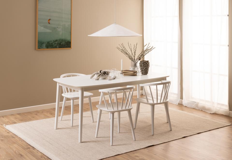 Krēsls Idis 51/51/75 cm balts - N1 Home