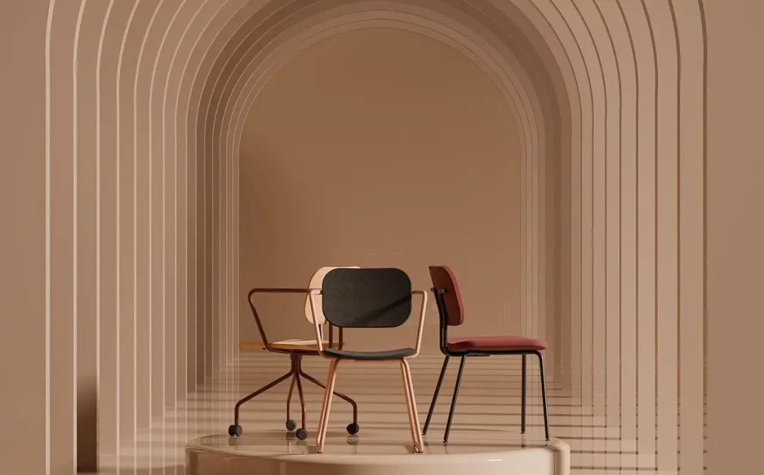 Krēsls Febias ar roku balsts M 57/53/82 cm saplāksnis - N1 Home