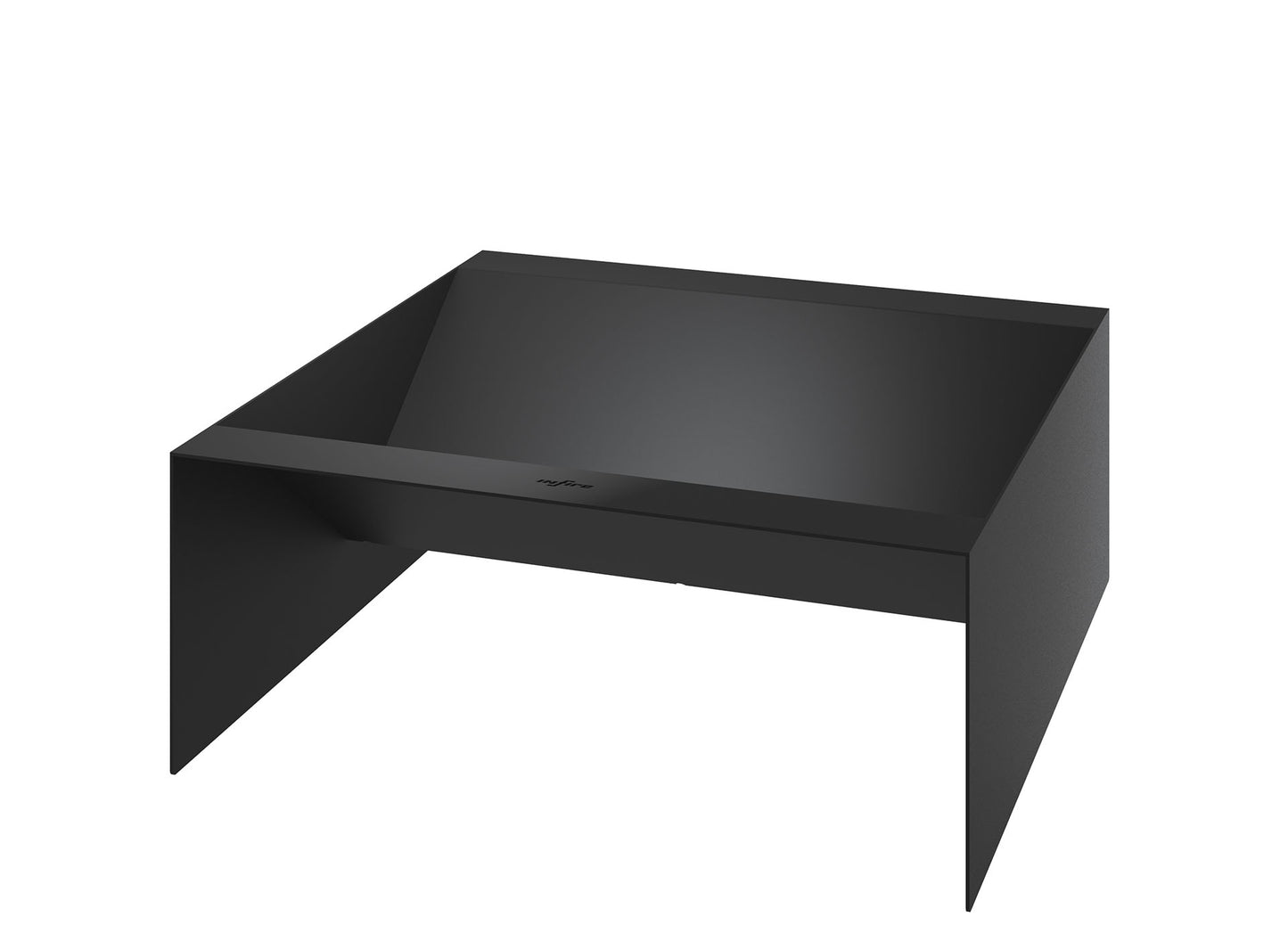 Dārza kamīns Squarfire 70/70/28 cm melns - N1 Home