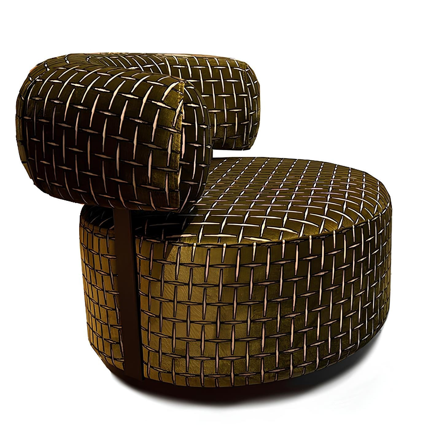 Krēsls Aston Befame 88/87/74 cm brūns/zaļs - N1 Home