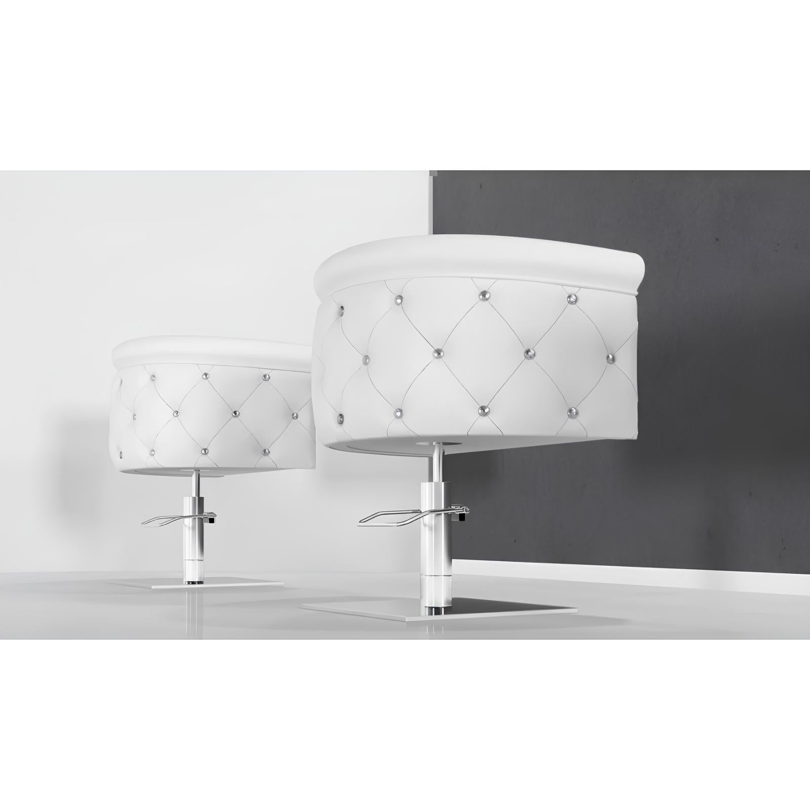 Frizētavas krēsls ObsDeLux 70/42/62 cm pelēks - N1 Home