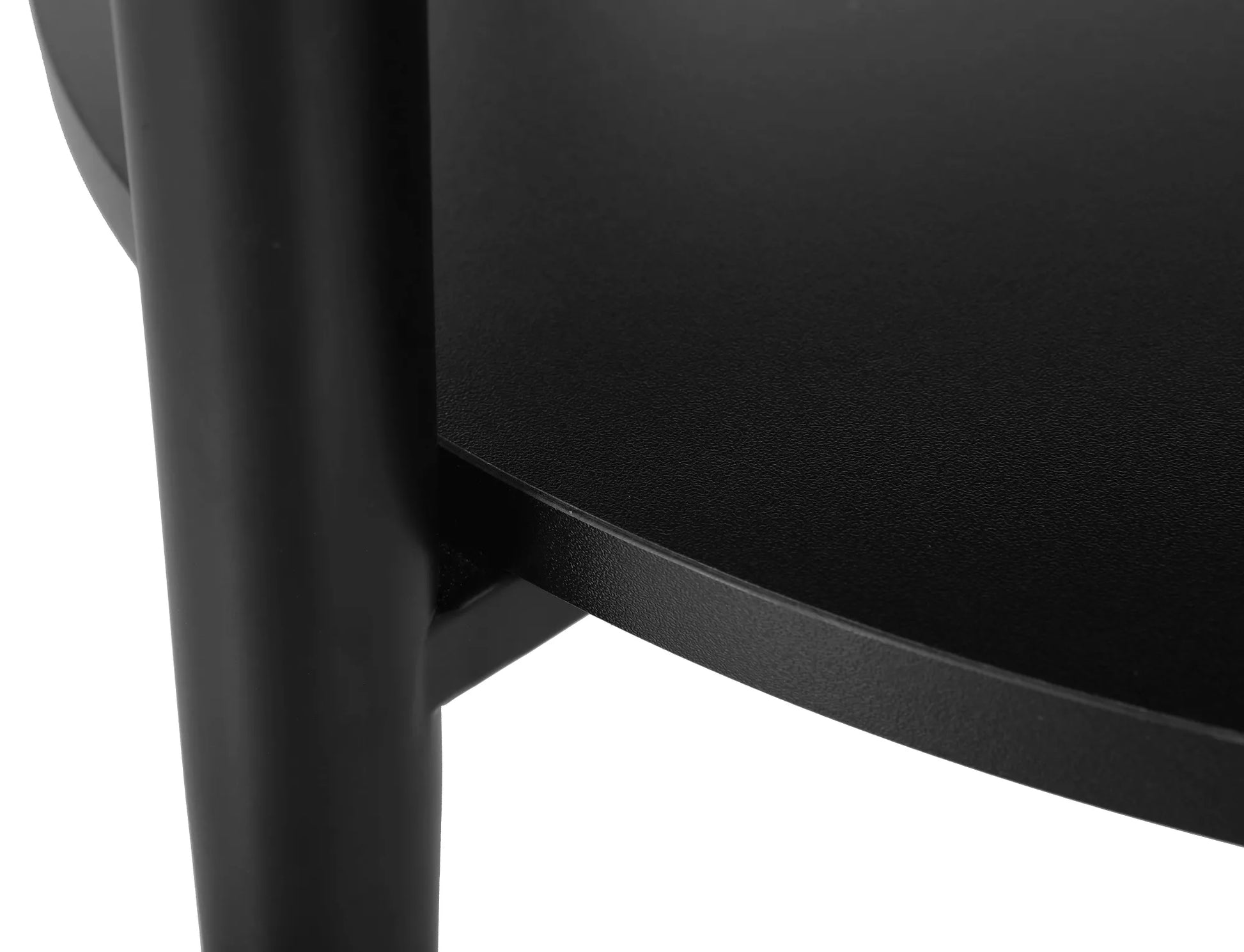 Kafijas galdiņš Ellaya 45/80 cm balts/melns - N1 Home