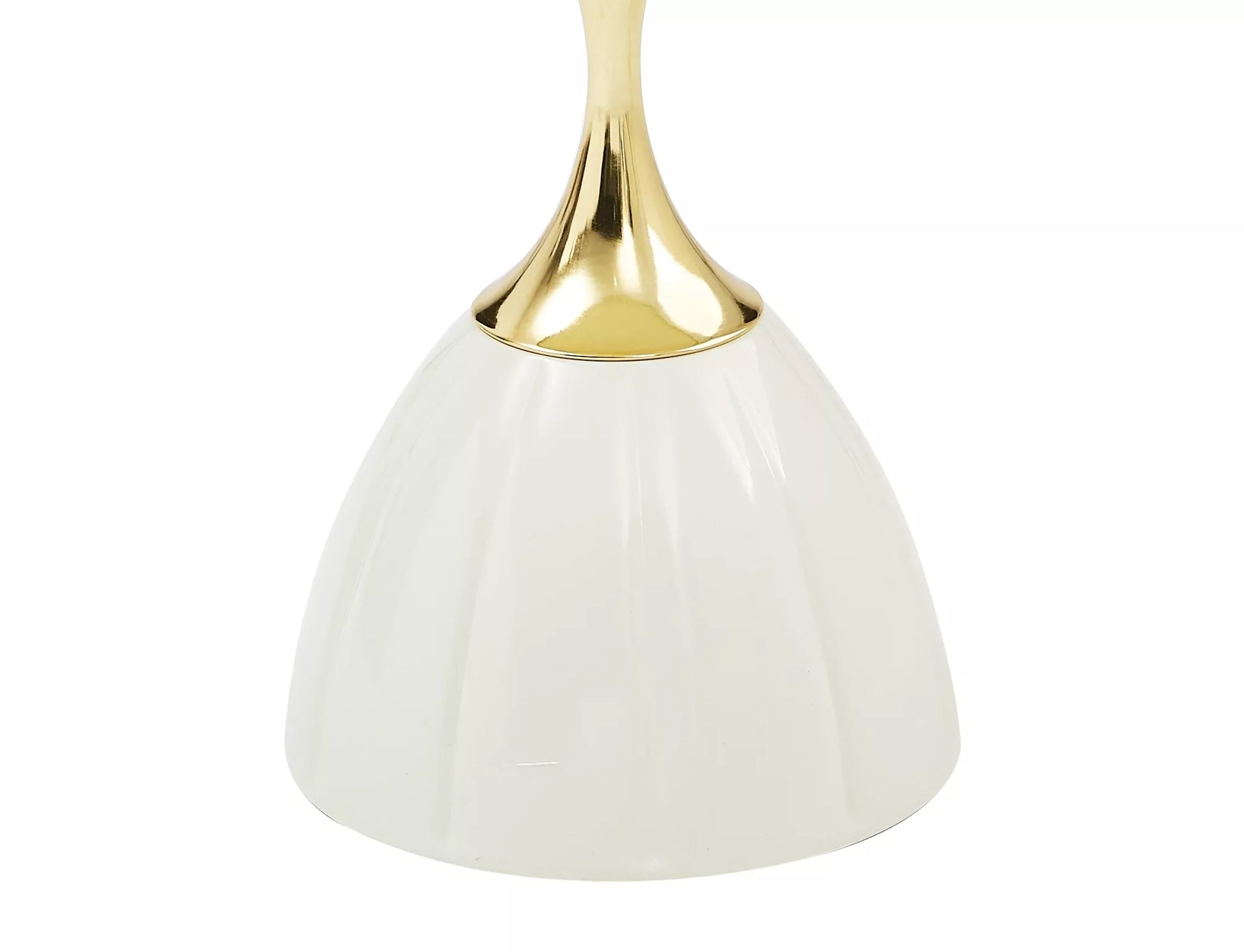 Kafijas galds Pias 50/38 cm balts/zelts - N1 Home