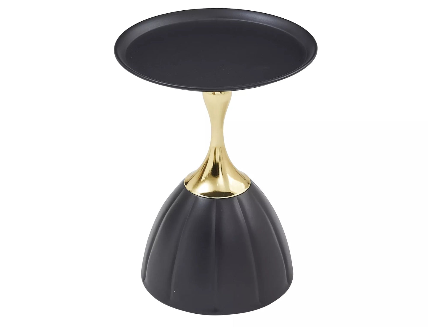 Kafijas galds Pias 50/38 cm melns/zelts - N1 Home