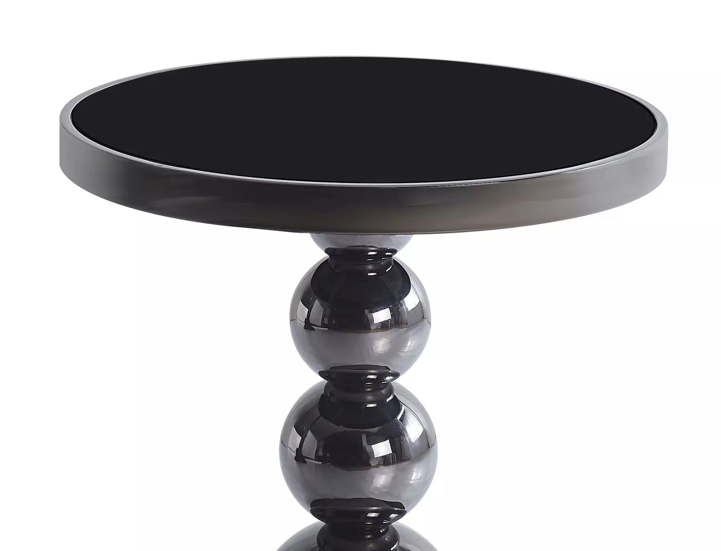 Kafijas galdiņš Rims 56/50 cm melns - N1 Home